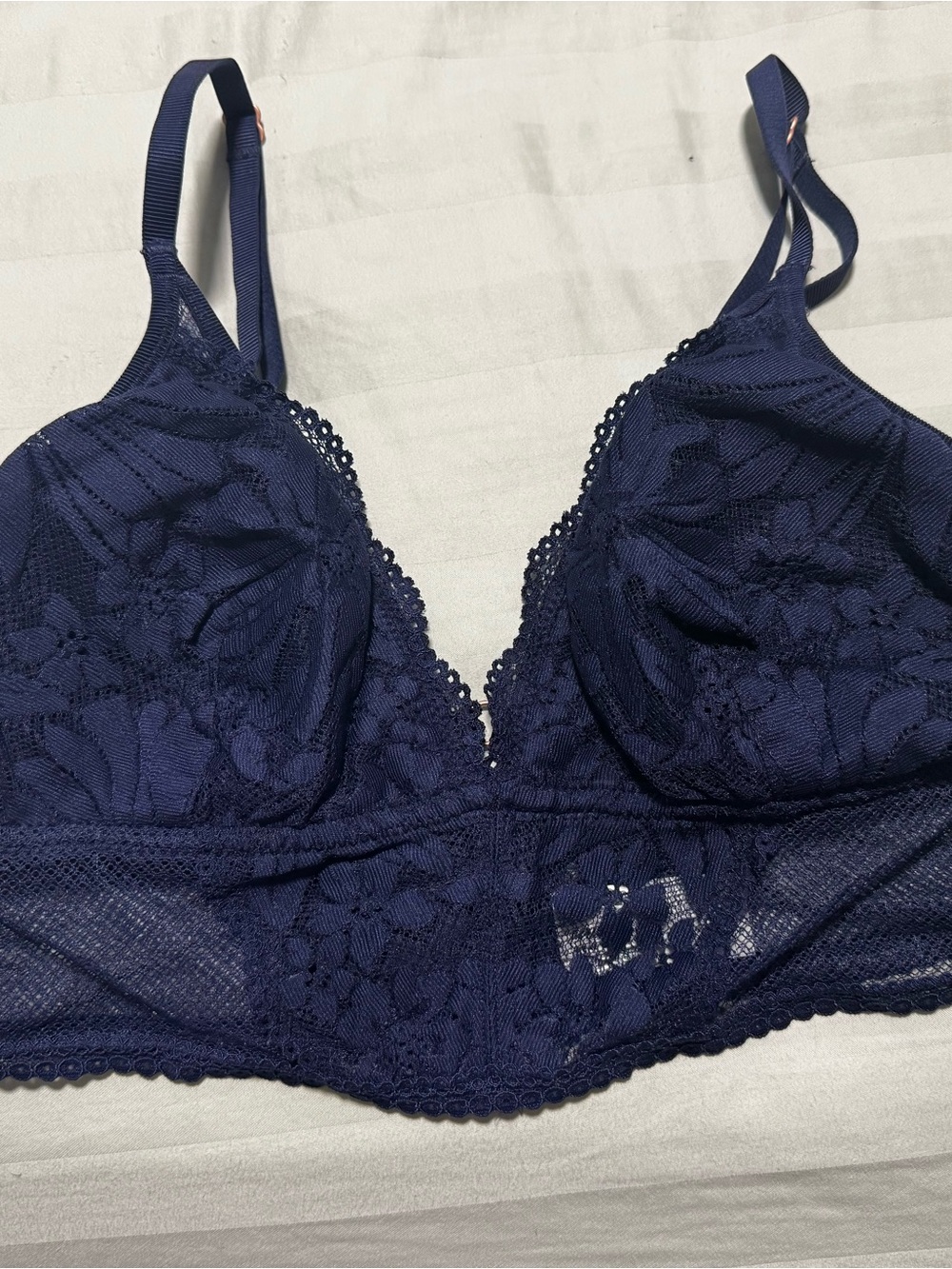 Aerie Lace Bralette - Navy (M) - Never used